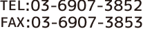 TEL: 03-6907-3852
FAX: 03-6907-3853